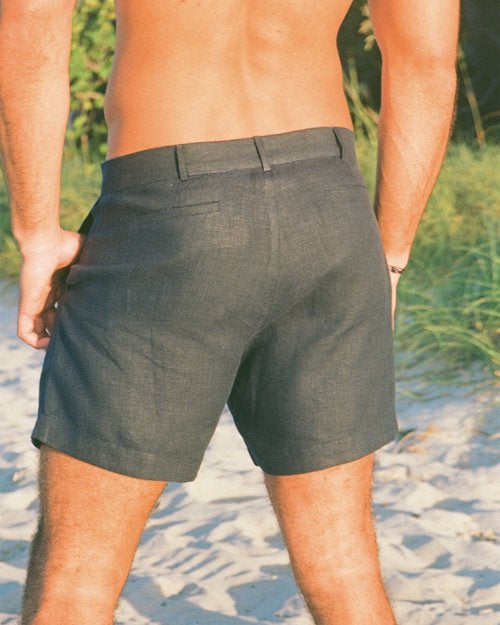 Sardinia Linen Shorts - Midnight | Stylish Summer Essential | Senja