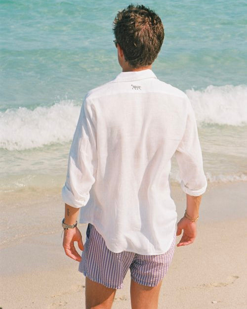Mustique Linen Shirt - Blanco | Effortless Summer Style | Senja