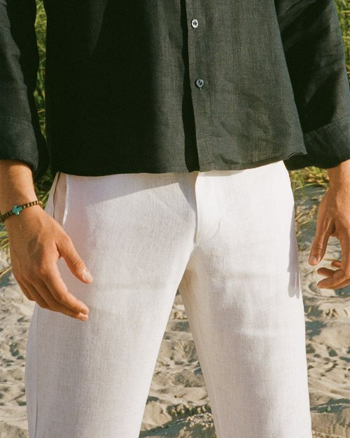 Nantucket Linen Pants - Blanco | Stylish Comfort for All | Senja