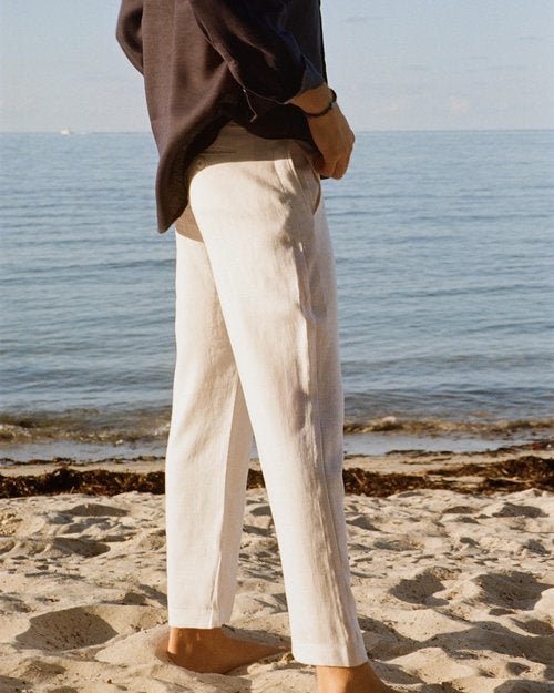 Nantucket Linen Pants - Blanco | Stylish Comfort for All | Senja