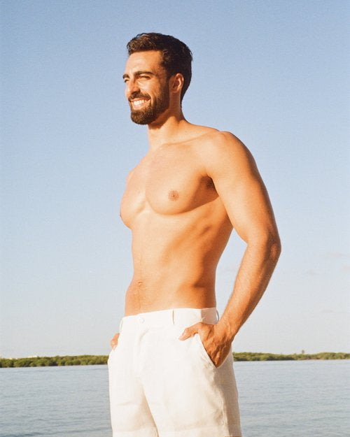 Sardinia Linen Shorts - Blanco | Stylish Comfort | Senja