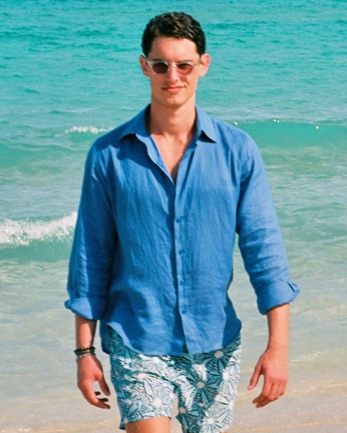 Mustique Linen Shirt - Lapis | Stylish Comfort for Summer | Senja