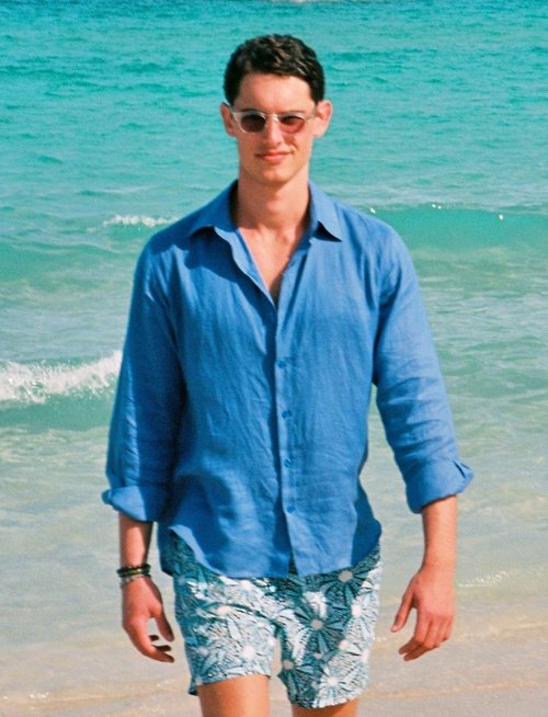 Mustique Linen Shirt - Lapis | Stylish Comfort for Summer | Senja