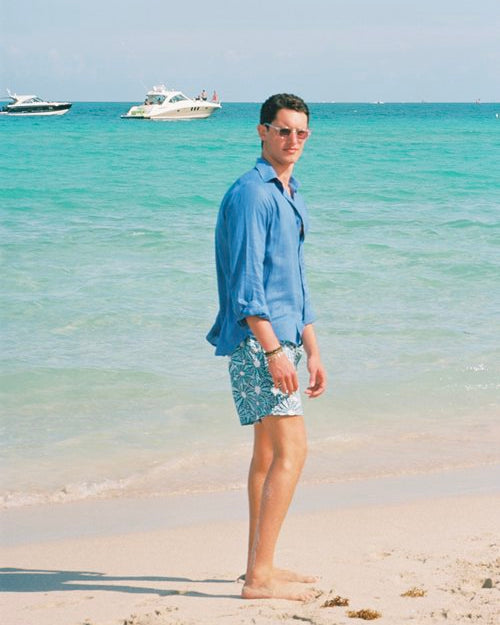 Mustique Linen Shirt - Lapis | Stylish Comfort for Summer | Senja