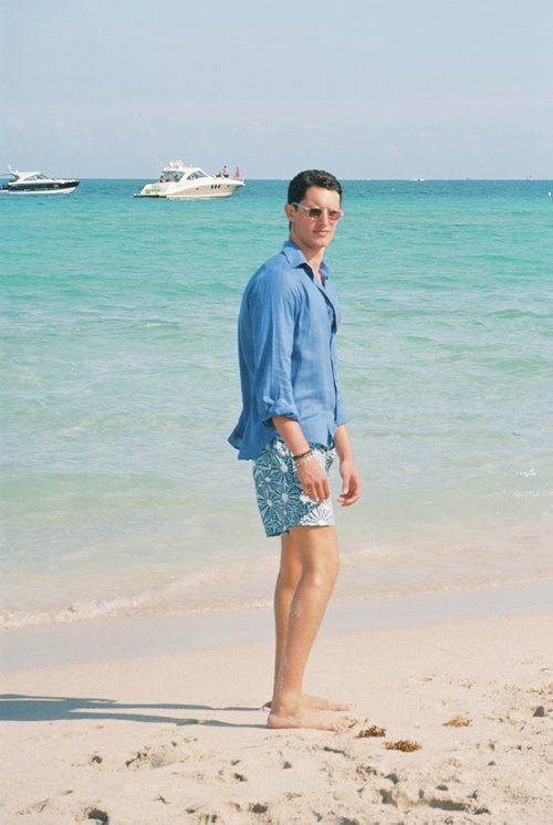 Mustique Linen Shirt - Lapis | Stylish Comfort for Summer | Senja