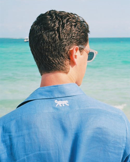 Mustique Linen Shirt - Lapis | Stylish Comfort for Summer | Senja