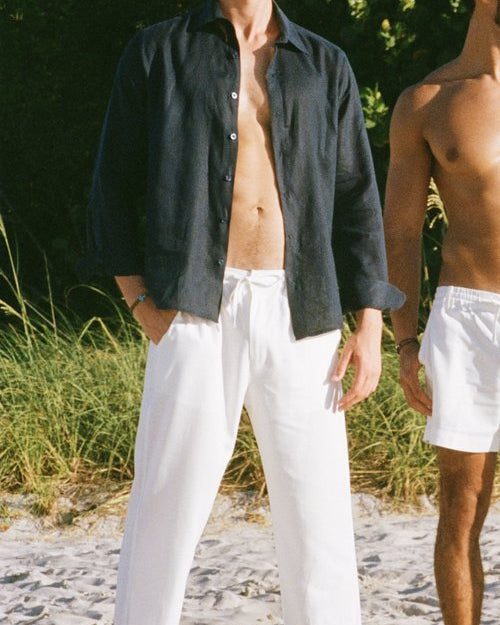 The Tulum Linen Pants - Sand | Effortless Summer Style | Senja