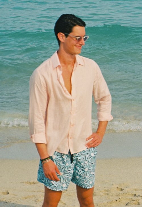 Mustique Linen Shirt - Rosé | Effortless Style | Senja