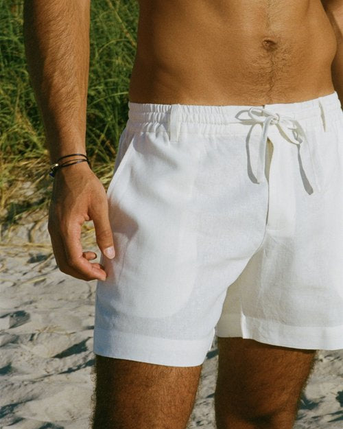 Maui Linen Shorts - Sand | Versatile Summer Comfort | Senja