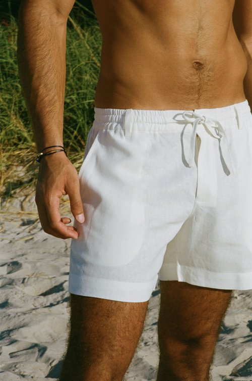 Maui Linen Shorts - Sand | Versatile Summer Comfort | Senja