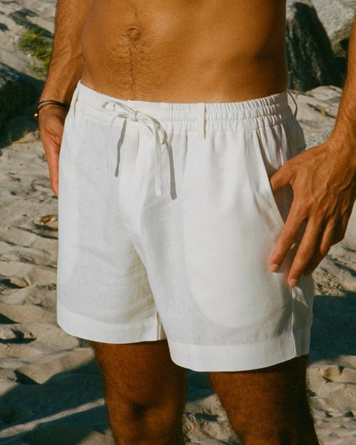 Maui Linen Shorts - Sand | Versatile Summer Comfort | Senja