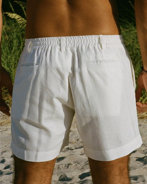 Maui Linen Shorts - Sand | Versatile Summer Comfort | Senja
