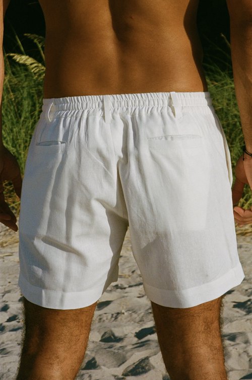 Maui Linen Shorts - Sand | Versatile Summer Comfort | Senja