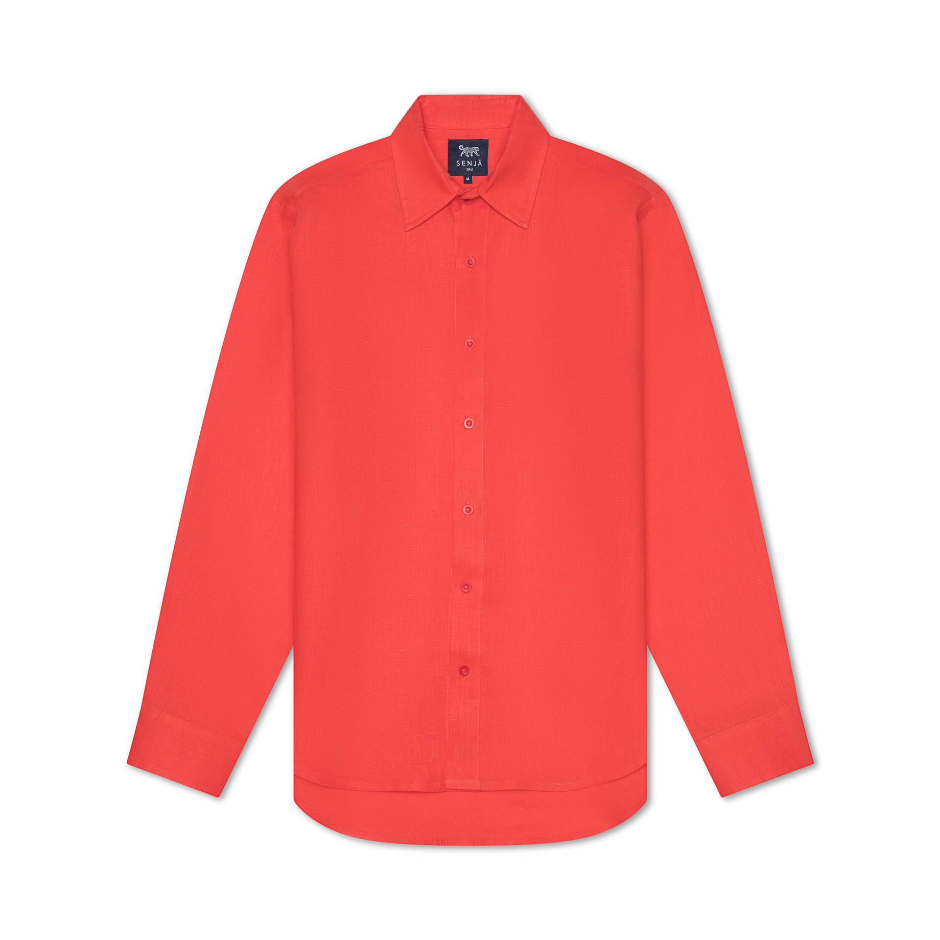 Mustique Linen Shirt - Rouge | Effortless Elegance | Senja