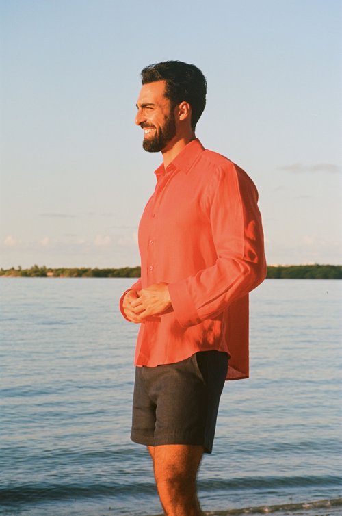 Sardinia Linen Shorts - Midnight | Stylish Summer Essential | Senja