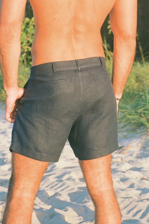 Sardinia Linen Shorts - Midnight | Stylish Summer Essential | Senja